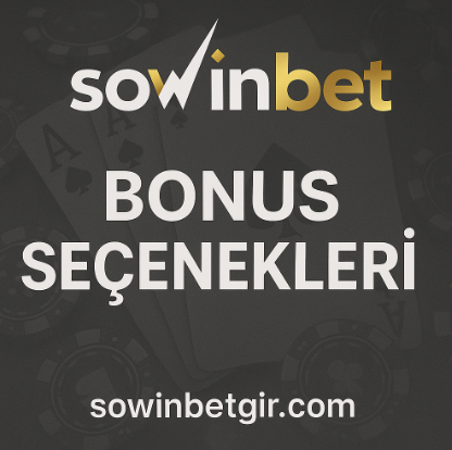 Sowinbet bonus seçenekleri, yatırımlara ve kayıplara özel olarak sunulur. 