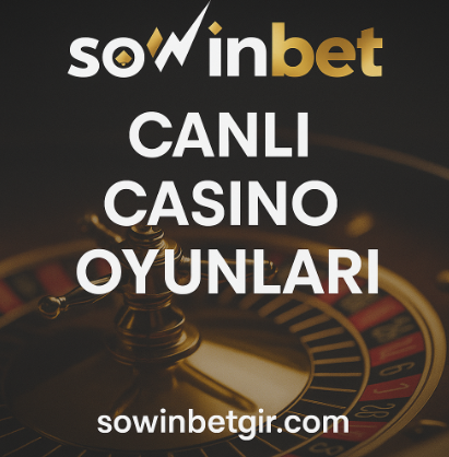 Sowinbet canlı casino oyunları, kullanıcılarına ev konforunda gerçek bir salon deneyimi sunar. 