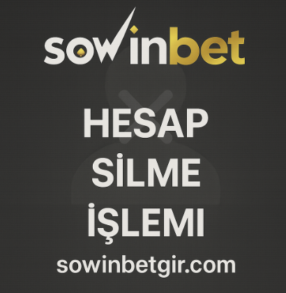 Sowinbet hesap silme işlemi, güvenlik teyidi sonrasında kalıcı olarak tamamlanır. 