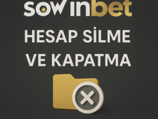 Sowinbet hesap silme ve kapatma işlemi, üyelik bilgilerinin silinmesiyle tamamlanır.