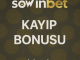 Sowinbet kayıp bonusu, belli oranda geri ödeme ile ikinci bir şans sunar.