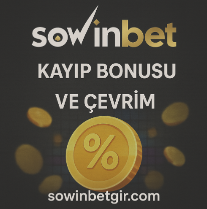 Sowinbet kayıp bonusu ve çevrimi, bonusun oyunlarda nasıl değerlendirileceğini tanımlar. 