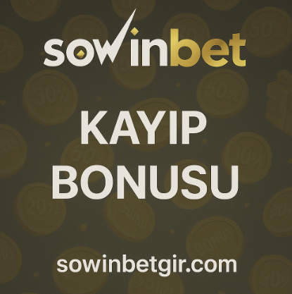 Sowinbet kayıp bonusu, belli oranda geri ödeme ile ikinci bir şans sunar. 