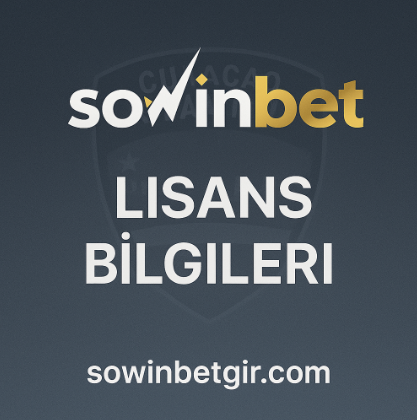 Sowinbet lisans bilgileri, denetleyici otoriteler tarafından sağlanan resmi verilerdir. 