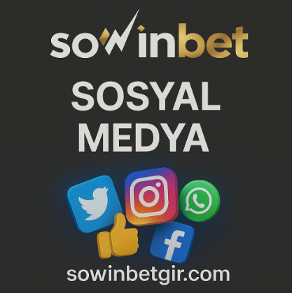 Sowinbet sosyal medya, topluluk etkileşimini artırmak için aktif olarak kullanılır.